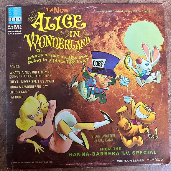Vintage Alice in Wonderland Album Hanna Barbera LP - Picture 1 of 4